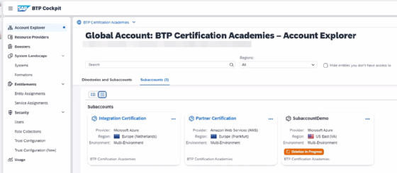SAP Cloud Identity Services Screenshot
