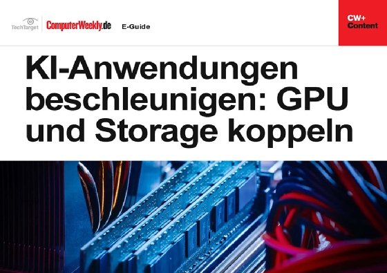 Abbildung 1: Der kostenlose E-Guide zeigt, wie GPU- und Storage-Architekturen zusammenspielen müssen, damit KI-Projekte in der Praxis skalierbar und wirtschaftlich bleiben.