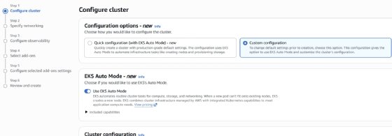 Abbildung 4: AWS EKS ermöglicht den Aufbau hybrider Kuberntes-Cluster.