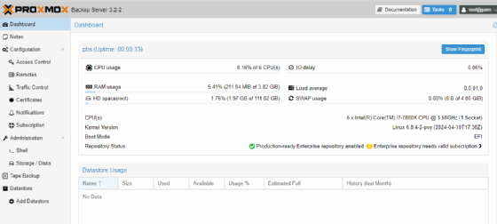 Abbildung 2: Proxmox VE unterstützt zusammen mit Proxmox Backup Server eine Live-Restore-Funktion, bei der VMs bereits während der Wiederherstellung anlaufen können.