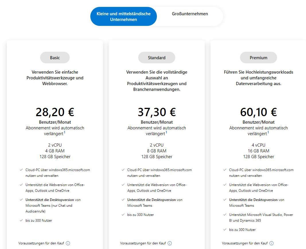 Microsoft Windows 365: Desktop aus der Cloud ist verfügbar | Computer ...