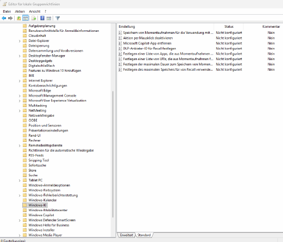 Ab Windows 11 25H2 mit Build 26220.7535 lässt sich Copilot komplett aus Windows 11 entfernen.