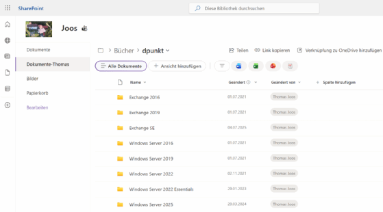 Abbildung 5: So kann der Admin SharePoint-Bibliotheken in Nextcloud nutzen.