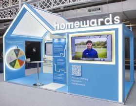 Photo shows Homewards presence at London Tech Week
