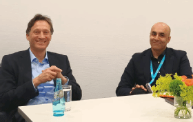 Uwe Peters (links) und Chintan Patel von Cisco.